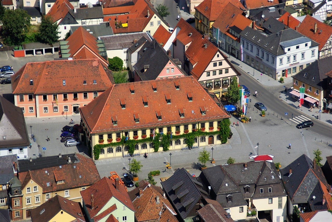 Luftbild Rathaus Lichtenfels
